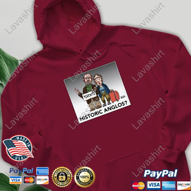 Toronto Historic Quebec Anglos Hoodie Aaron Rand Toronto Historic Quebec Anglos Limited Edition Hooded Sweatshirt