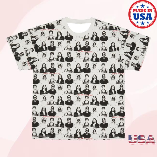 Official Red Hot Chili Peppers Mugshot Popover Shirt