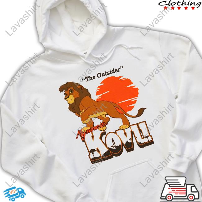 Official The Outsider My Name Is Kovu T Shirt The Outsider My Name Is Kovu Long Sleeve The Lion King