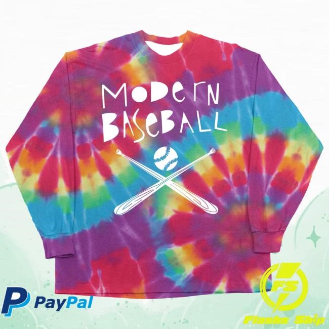 Official Modern Baseball Shop Apparel Tie Dye L/S Tee Modern Baseball