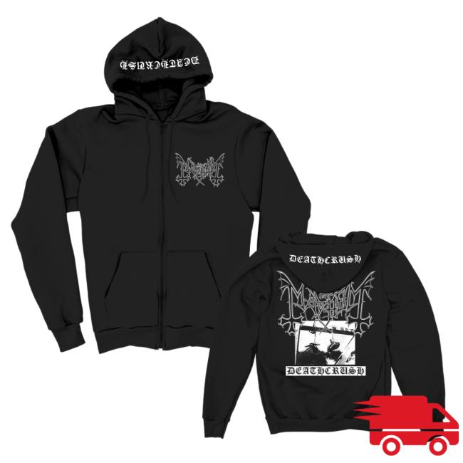 Official Mayhem Kings Road Deathcrush Zip Up Crewneck Sweatshirt