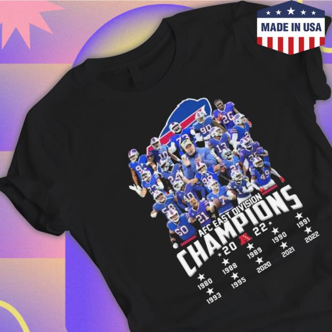 Buffalo Bills Team Football Afc East Division Champions 2022 Long Sleeve Shirt
