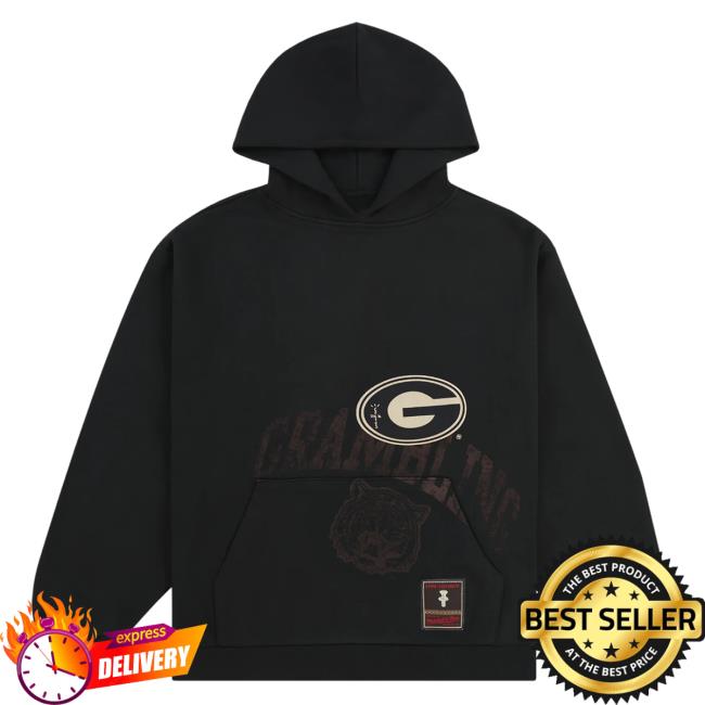 Official Travis Scott Utopia Merch Store CJ X M&N X GRAMBLING STATE UNIVERSITY Popover Hoodie Travis Scott Apparel Clothing TravisScott