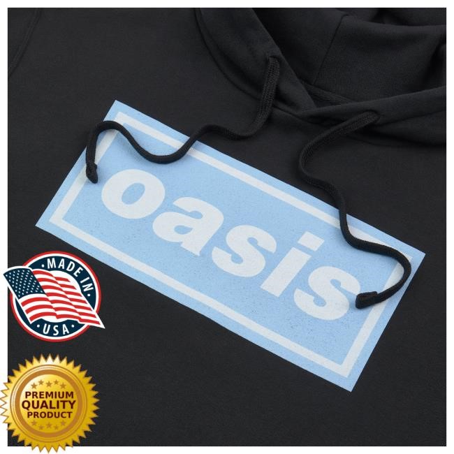 Official Oasis Merch Store Oasis Man City Popover Hoodie
