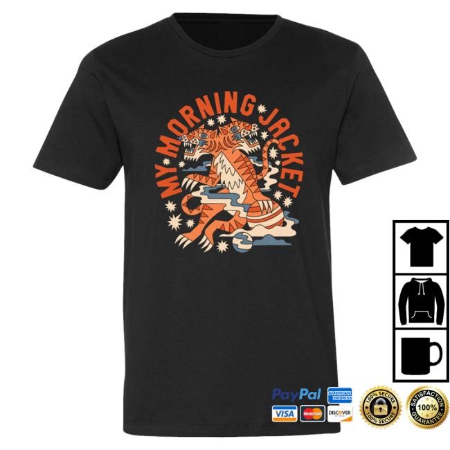 Official My Morning Jacket Merch Store Two-Headed Tiger Tee