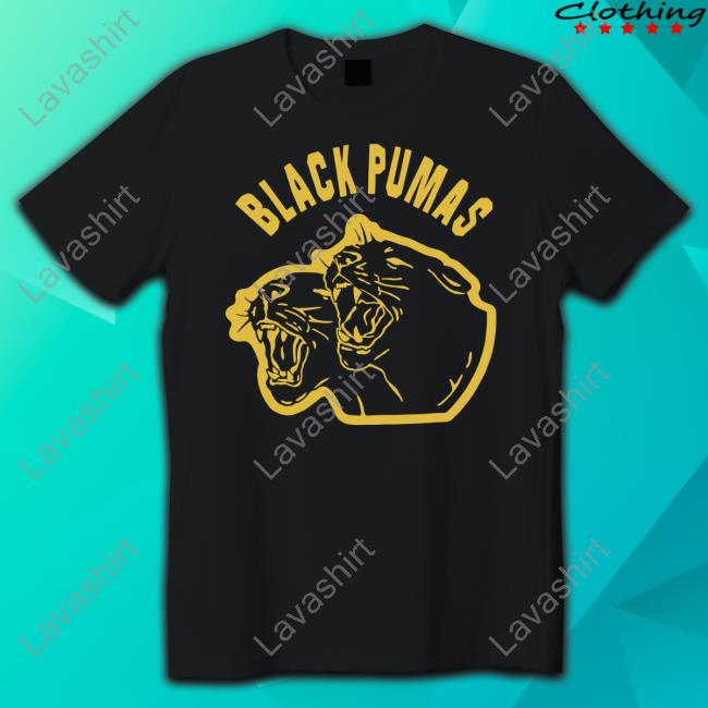 Hello Merch Black Pumas Varsity Shirt