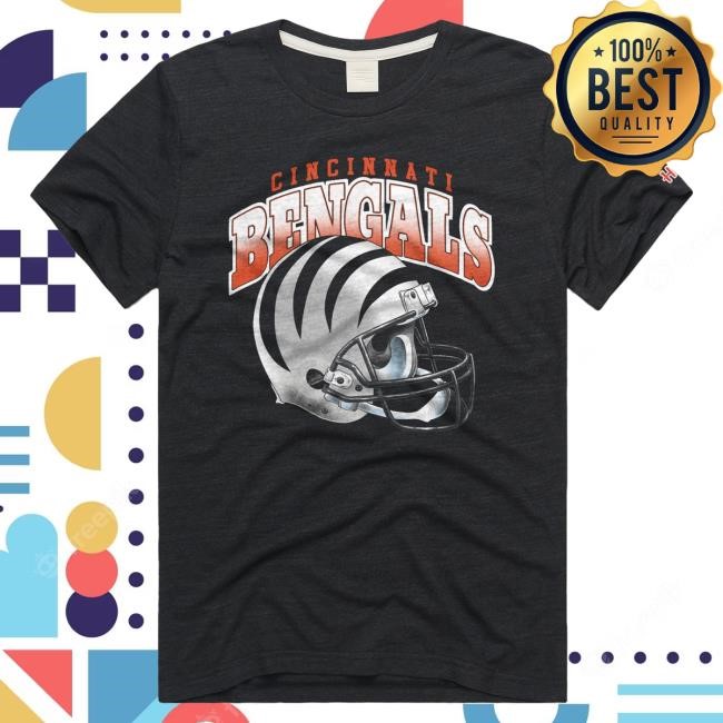 Cincinnati Bengals Gradient Alt Helmet Tshirt Homage | Cincinnati Bengals Official | NFL Football