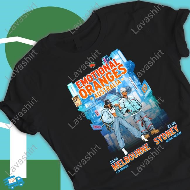 Emotional Oranges Australia Melbourne Sydney Exclusive Shirt 2024