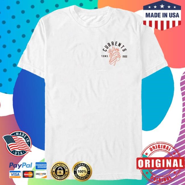 Currents Band Official Currents - TDWS White - Hot Shirt Currentsofficial