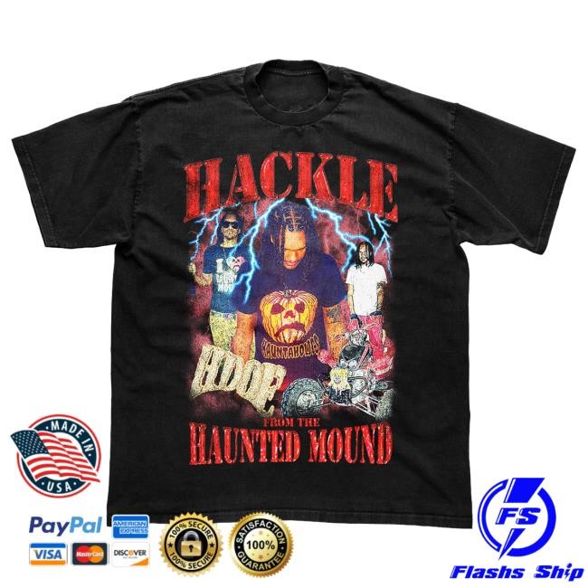 Haunted Mound Official Merch Store | Haunted Mound Hackle Short Sleeve | Haunted Mound Clothing Shop Apparel Hauntedmound