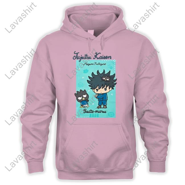Official Hot Topic Jujutsu Kaisen X Hello Kitty And Friends Megumi Fushiguro Badtz-Maru T Shirts