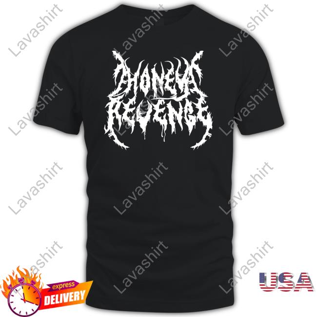 Honey Revenge Merch Death Metal Logo Black T Shirt