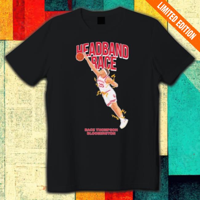 Headband Race Tee, Race Thompson Bloomington t- shirt