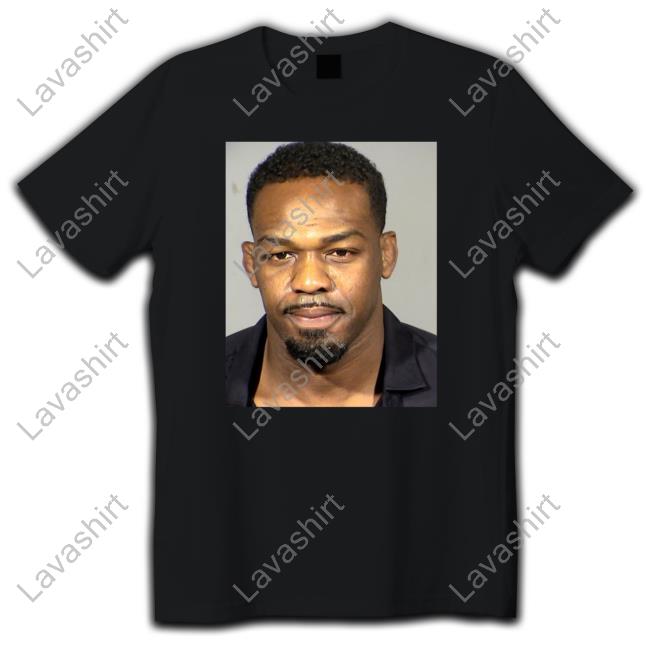 Jon Jones Mugshot Tee Shirt Out Of Context Mma Fans