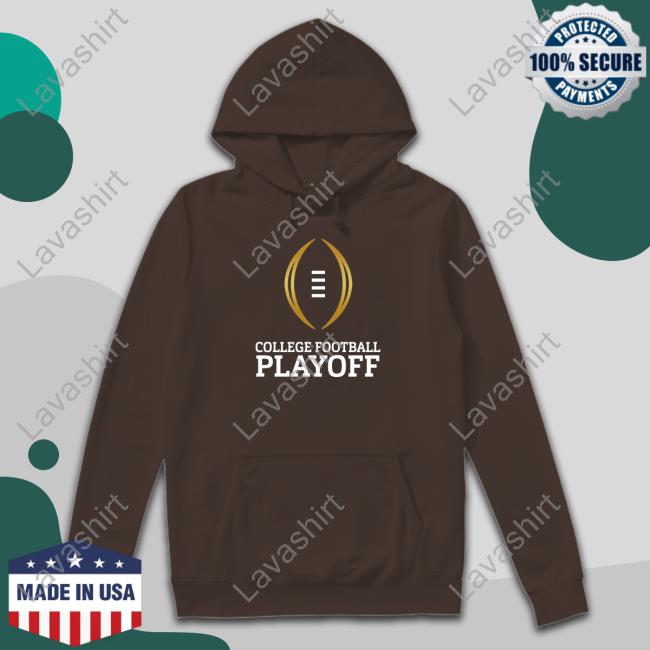Official College Football Playoff Logo Black Tee College Football Playoff Logo Tees Black