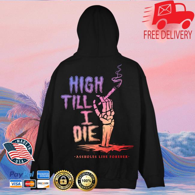 Official Linda Finegold Merch Store Stop High Till I Die Sweatshirts Black Lindafinegold Clothing Shop