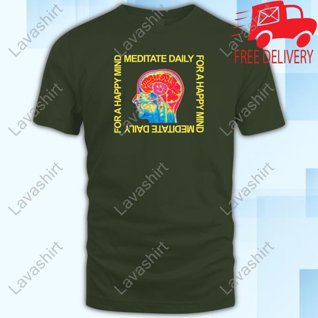 Meditate Daily For A Happy Mind Hoodie