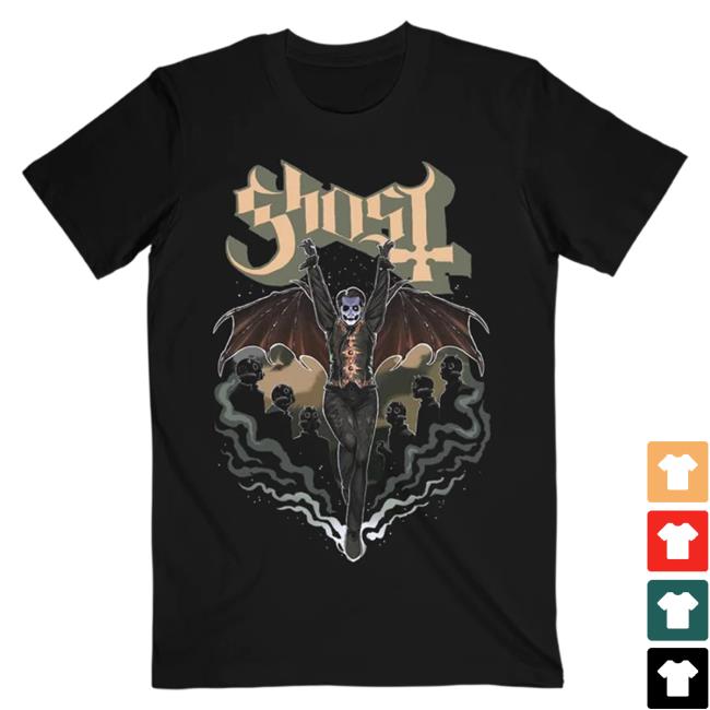 Official Ghost Band Rock Merch Store Shop Ghostband Papa Iv Theatrical Tee
