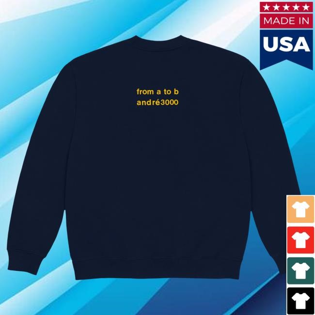 Official Andre 3000 Merch Store Cactus Piano Moving Co Crewneck André 3000