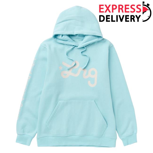 Official Lrg Lifted Research Group Clothing Shop Lifted Script Sweatshirts Light Blue