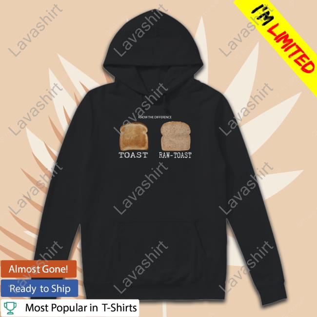 Tylertube Know The Difference Toast Raw-Toast Long Sleeve Tee Bunkerbranding