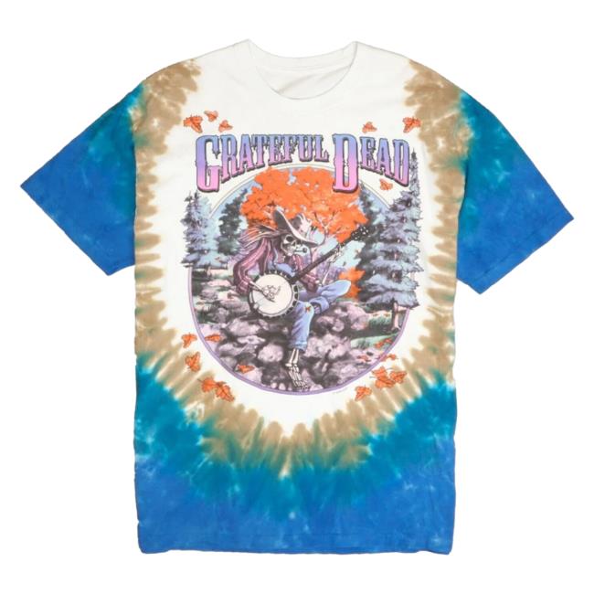 Official Vintage Grateful Dead 1994 Fall Tour Tie Dye Hoodies Band Tee 2000