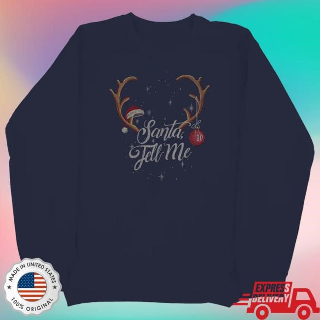 Ariana Grande Santa Tell Me Tenth Anniversary Sweatshirt Ariana Grande Merch Shop