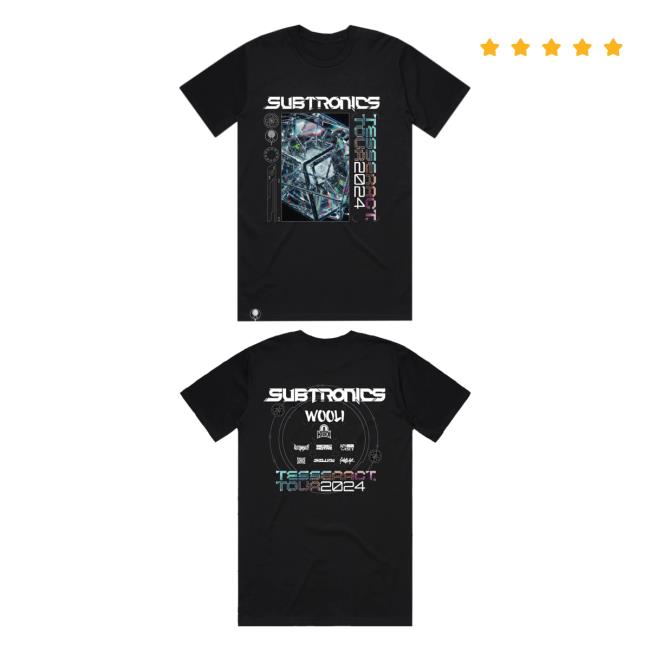 Official Subtronics Merch Store Subtronics Tesseract Tour - Unisex New Shirt