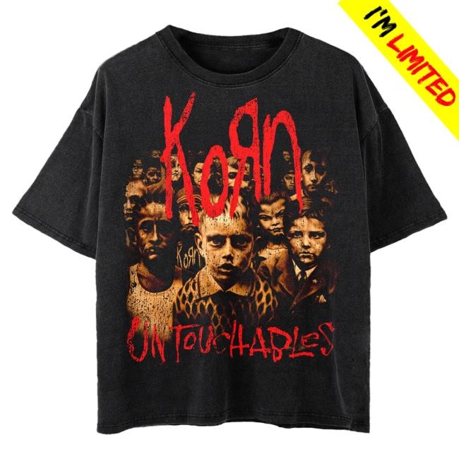 Official Korn Merch Store Korn Untouchables Cover Tees