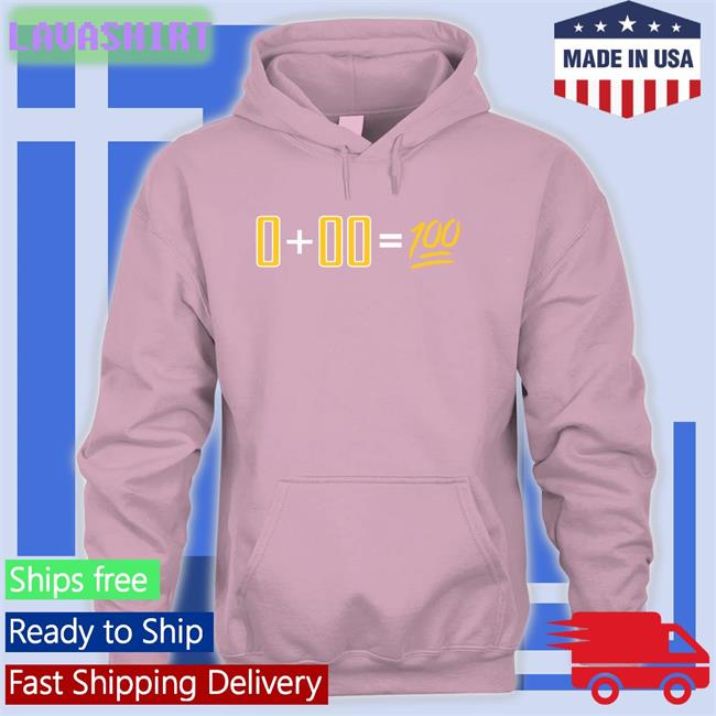 Obvious Shirts 0+00=100 Long Sleeve T Shirt Alex Golden