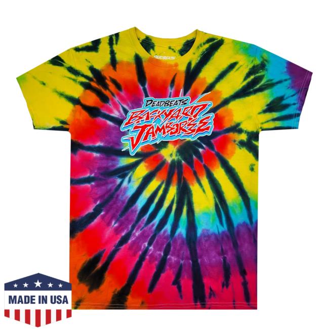 Official Deadbeats Merch Deadrocks IX - Jamboree Event - Tie Dye Shirt 2023