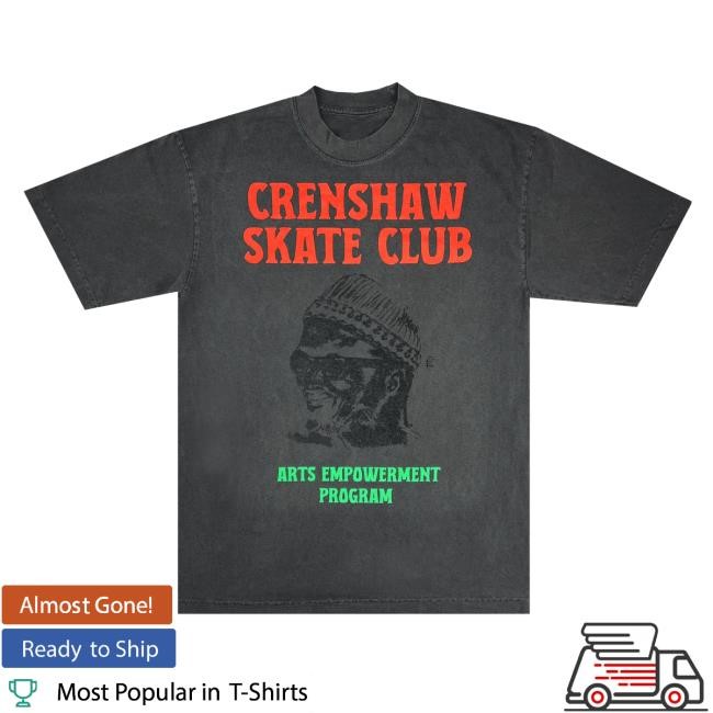 Official Crenshaw Skate Club Program Tees