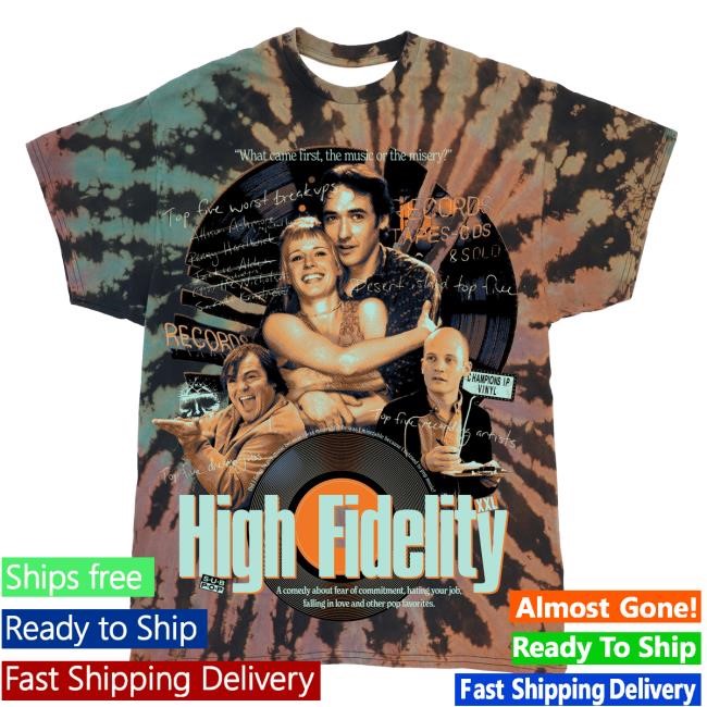 Official Studiohouse Designs Top Five Records Tiedye ( Limited!) Shirt Do You Have Soul (Blue/Tan/Orange/Black)