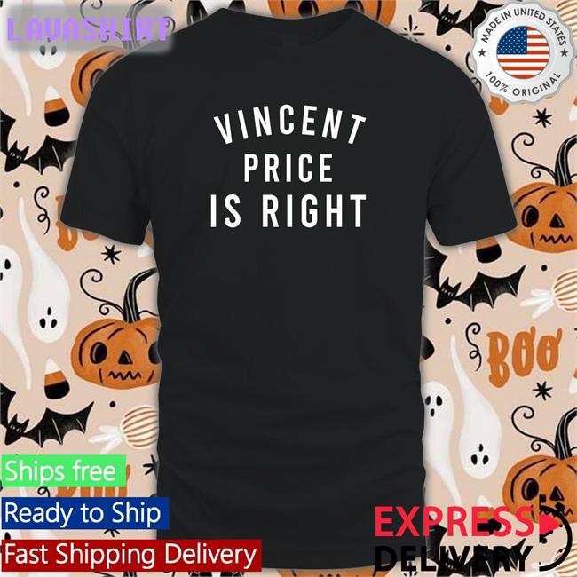 Frank Vincent Price Is Right Tee Black