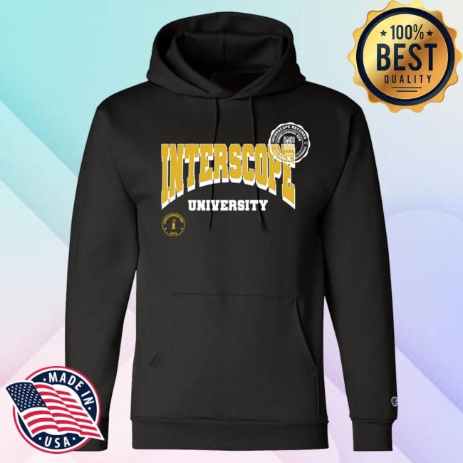 Official Interscope Yellow University Top Shirt