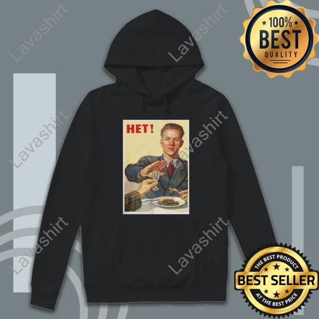 Soviet Visuals Het! Nyet! Hoodie Shirt Black