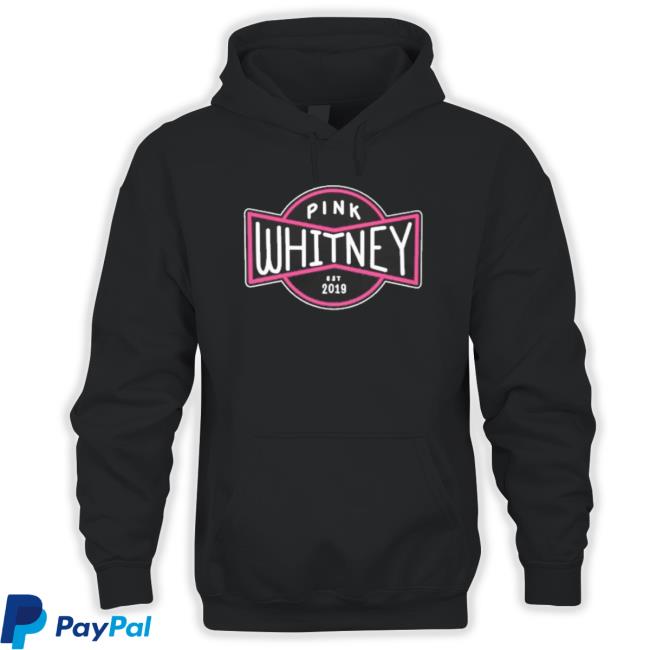Official Spittin’ Chiclets Pink Whitney Est 2019 Badge Logo Hoodie