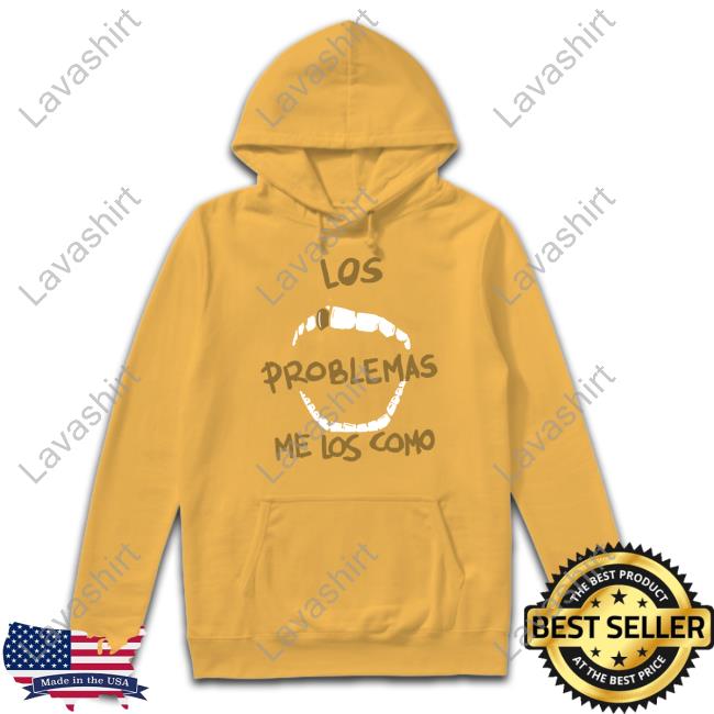 Camiseta Negra Los Problemas Me Los Como Shirt