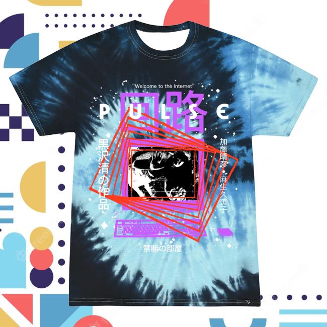 Official Studiohouse Designs Merch Store Kairo (Pulse) Tiedye Shirt New Blue Studiohouse Designs Apparel Clothing Shop StudiohouseDesigns