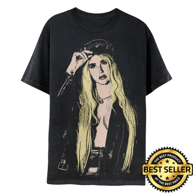 Official Kesha Tour Merch Kesha Portrait Black Light Top Shirt Ke$ha Clothing Store Shop