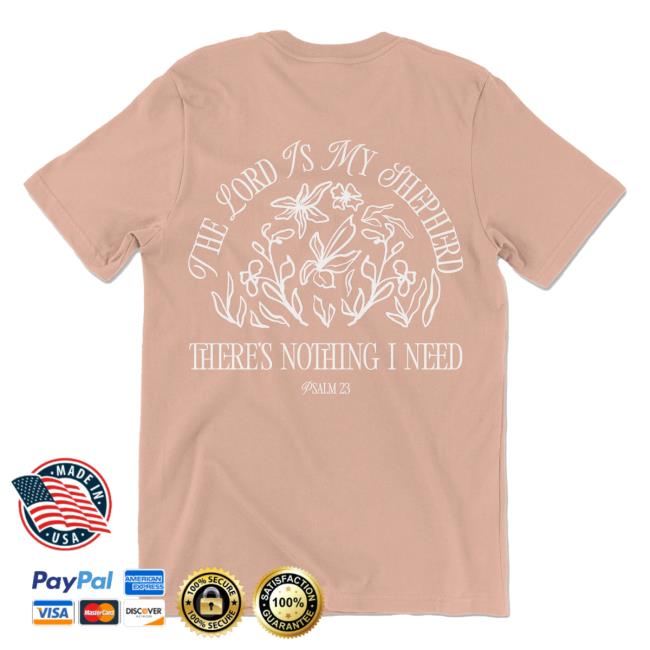Official Phil Wickham Merch Store Shop Psalm 23 T Shirt - Peach PhilWickham