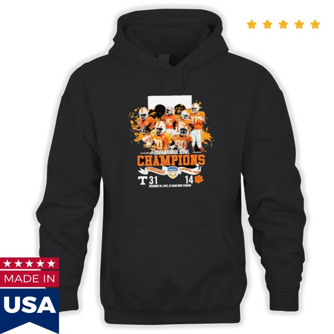 2022 Orange Bowl Champions Tennessee Clemson Tiger December 30 2022 Shirts 2022 Orange Bowl Champions Tennessee Clemson Tiger December 30 2022 Sweatshirt