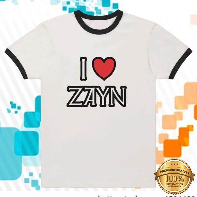 Official Zayn Malik I <3 Zayn Ringer T Shirt
