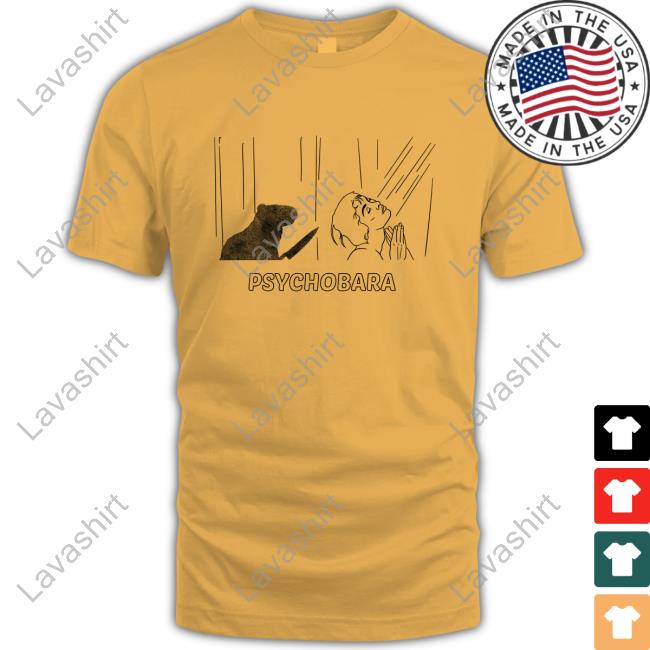 Animals On Screen Psychobara Tee Shirt