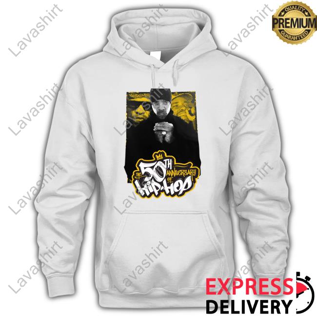 Official Ice T The 50Th Anniversary Of Hip Hop Tee Shirt