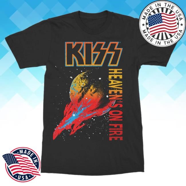 Kiss Heaven's On Fire Animalize 40th Shirt Kiss Band Official Merch Store
