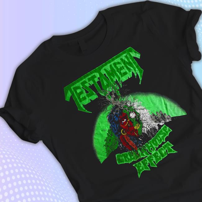 Official Testament Vintage 1989 'Greenhouse Effect' Tee Shirt