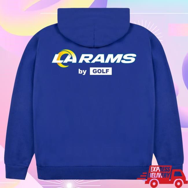 Official Golf Wang Merch Rams Cutout Hoodies by Golf Wang x NFL