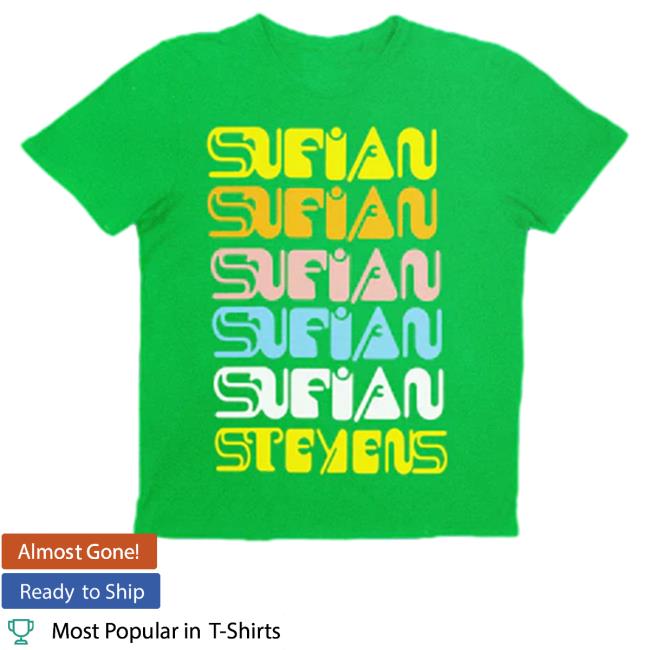 Official Sufjan Stevens Shirt New