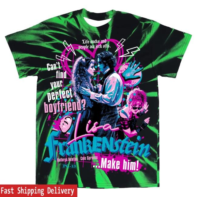 Official Studiohouse Designs Someone Special Tiedye Tee Goth Phase (Green/Black)